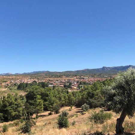 Masia Mas De La Creu วาลเดร์โรเบรส ภายนอก รูปภาพ