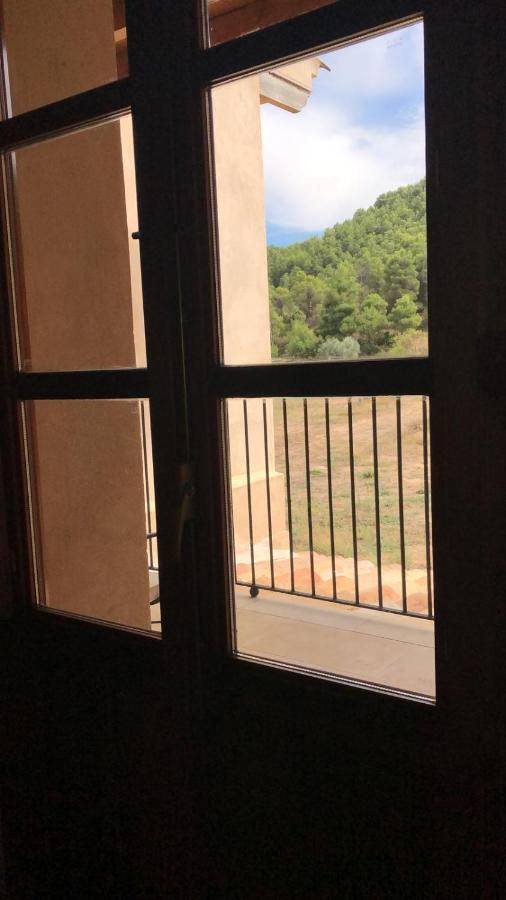 Masia Mas De La Creu วาลเดร์โรเบรส ภายนอก รูปภาพ